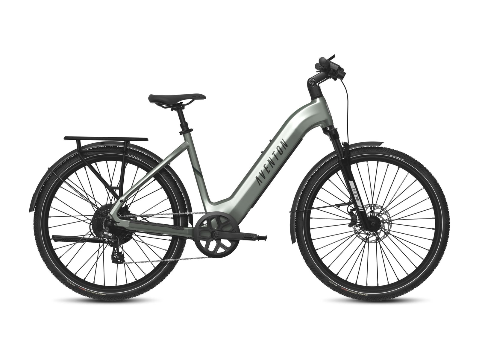 Aventon - Level 3 Step-Through Large Glacier Mint Electric Bikes