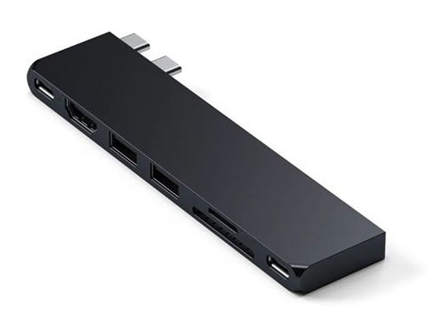 Satechi - Pro Hub Slim USB-C USB Hubs - Midnight