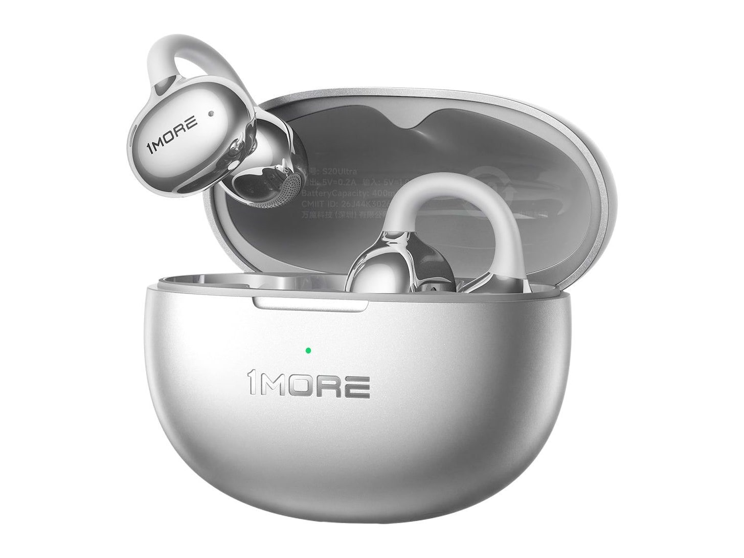 1MORE - S20 Ultra Bluetooth 6.0 True Wireless Earbuds - Silver