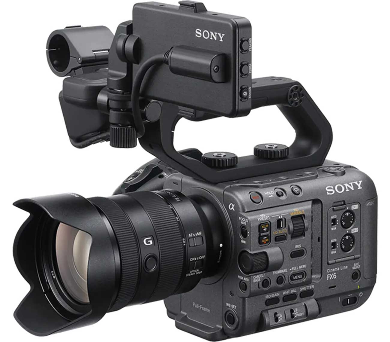 Sony - ILMEFX6VK 10.2 MP Mirrorless Cameras Lens Kit - Black