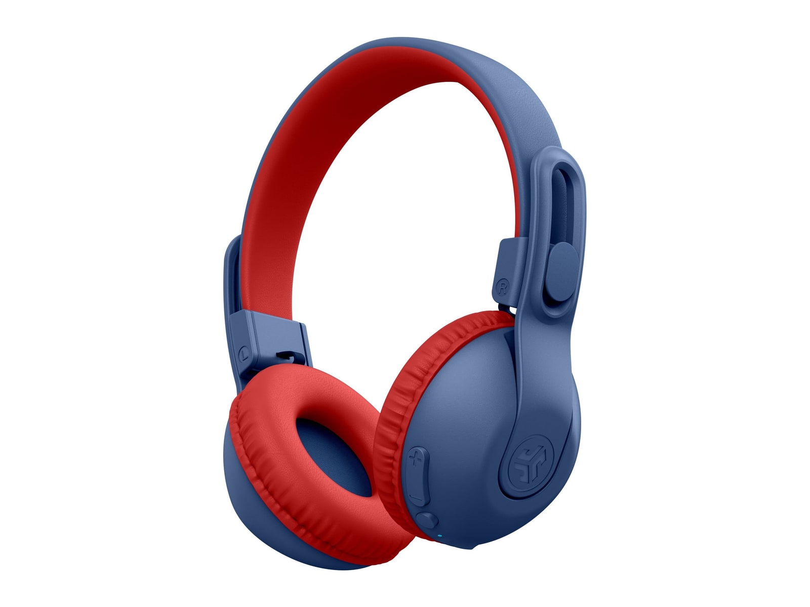 JLab - JBuddies Studio 2 Wireless On-Ear Headphones - Blue/Red
