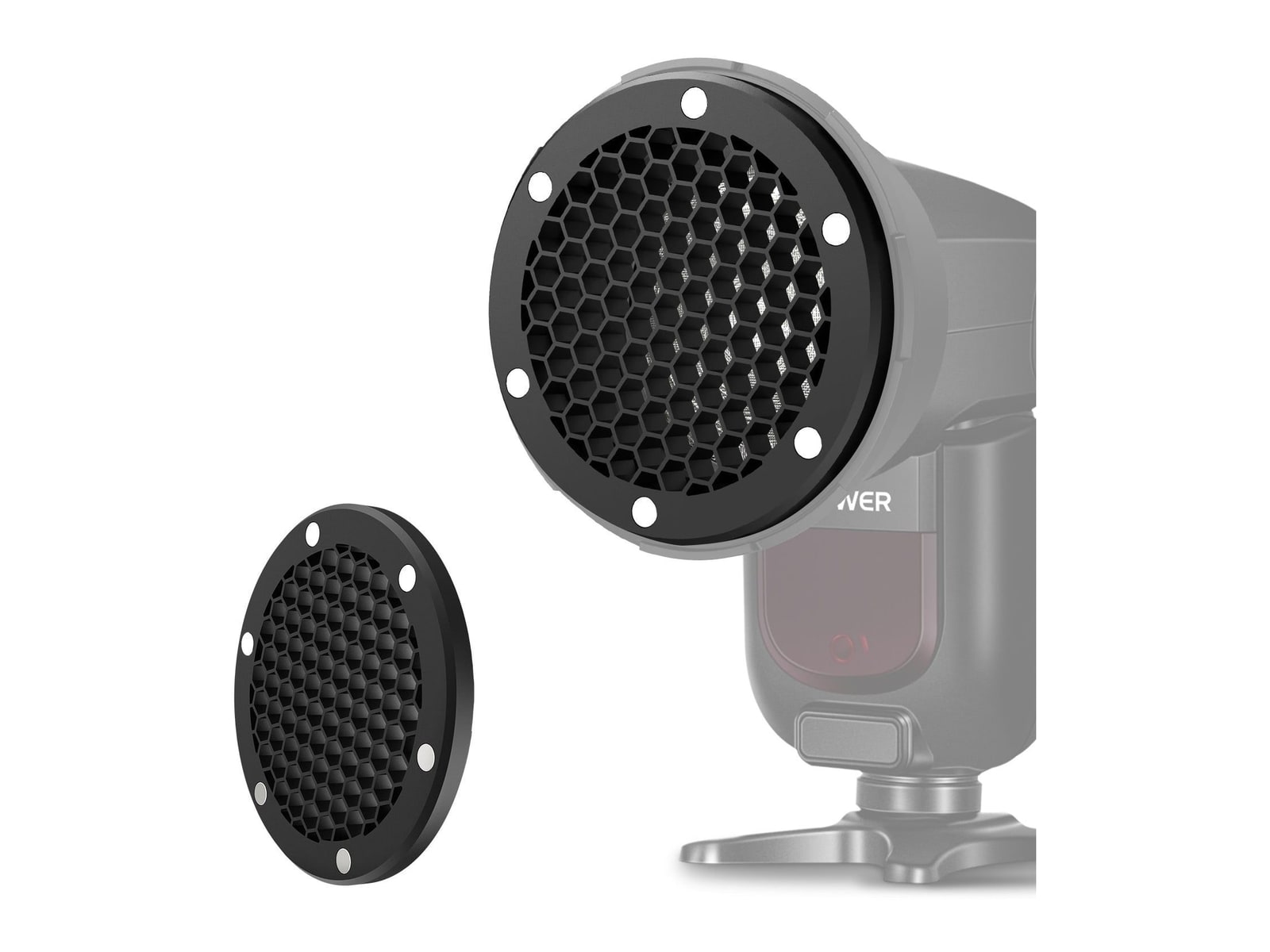 Neewer - CRS15 Magnetic Flash Honeycomb Grid Camera Accessories