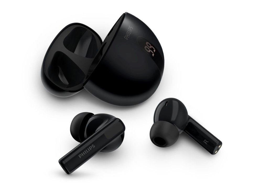 Philips - TAT2520 Bluetooth 5.4 True Wireless Earbuds - Black (EU)