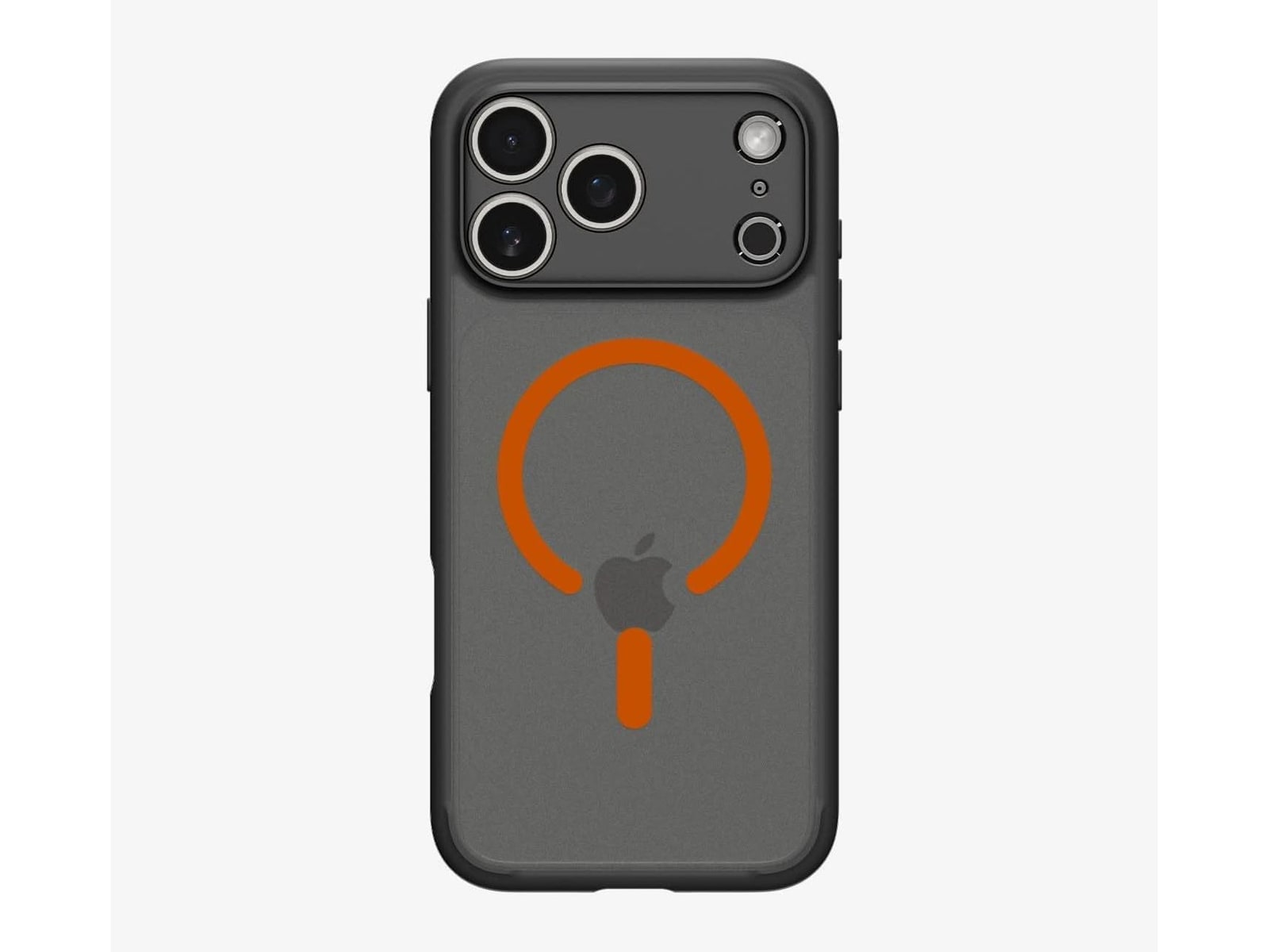 Spigen - Ultra Hybrid Matte (Mag Fit) - iPhone 18 Pro Max - Frost Black Orange