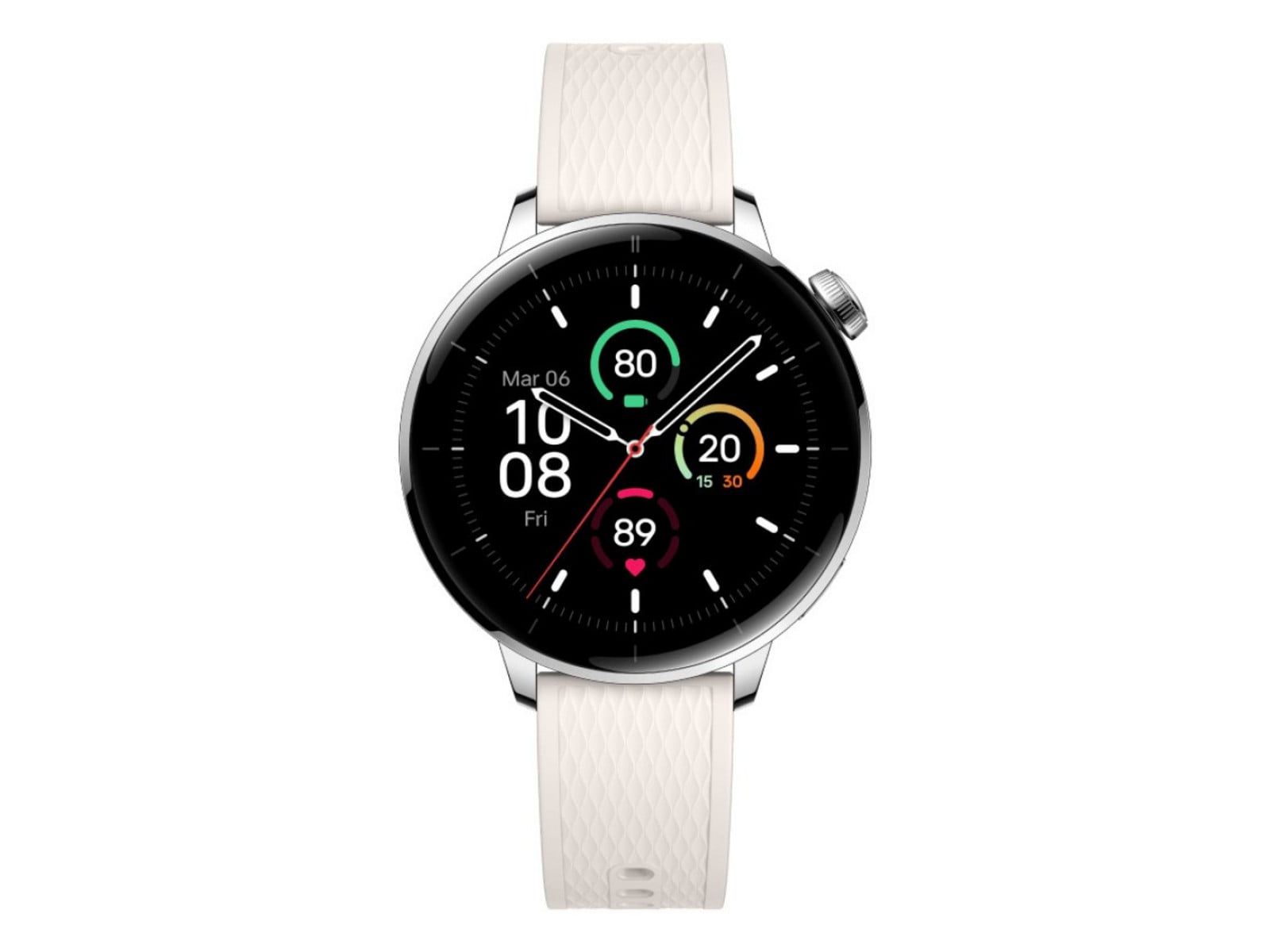 OnePlus - Watch 3 43mm Smart Watches - Silver Steel