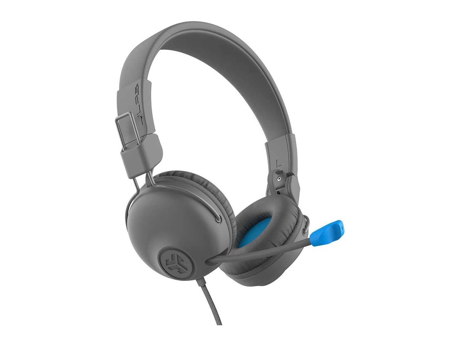 JLab - JBuddies Learn 3.5mm On-Ear Headphones - Gray