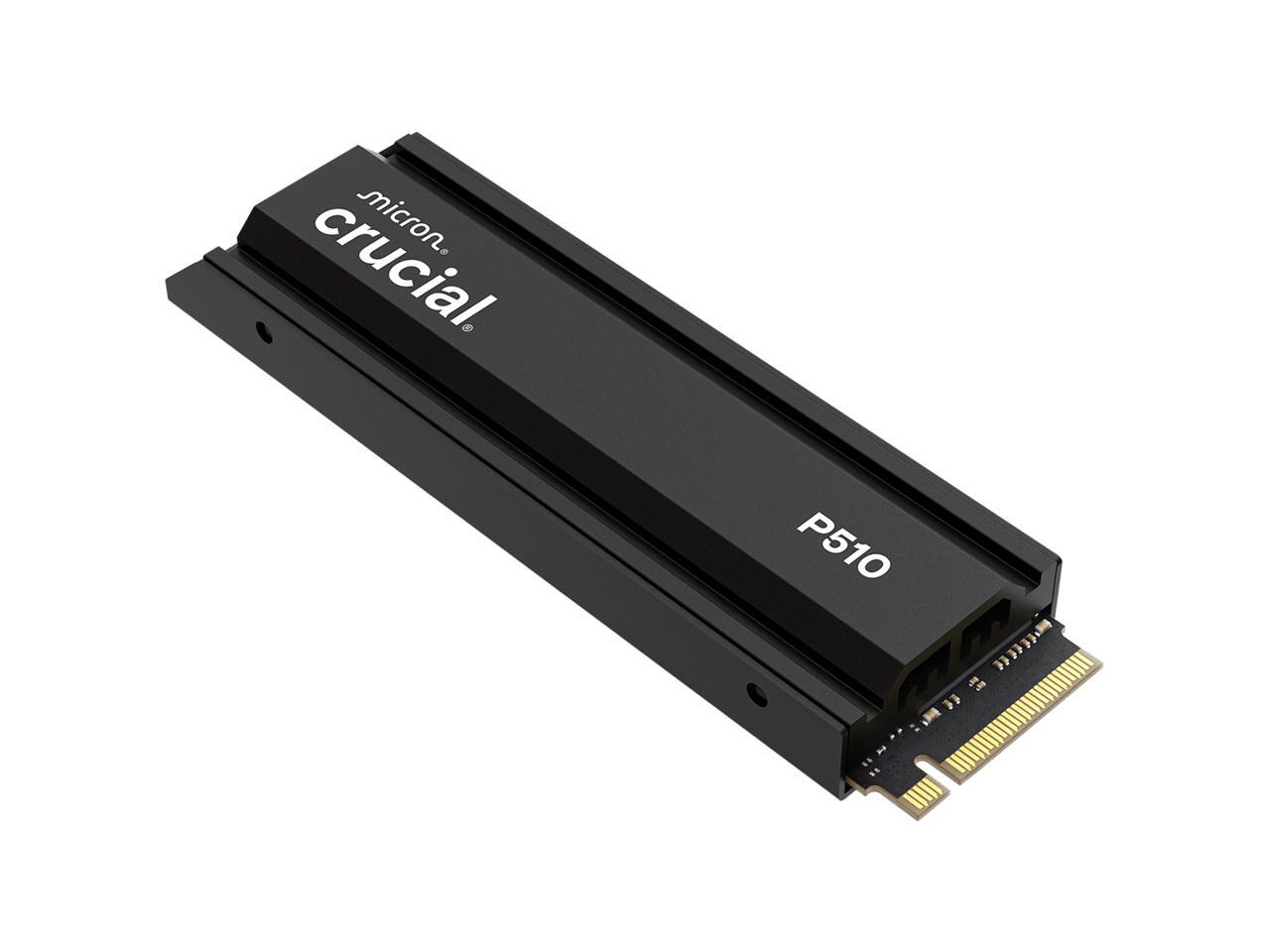 Crucial - P510 2TB M.2 SSDs - PCI-Express 5.0 with Heatsink