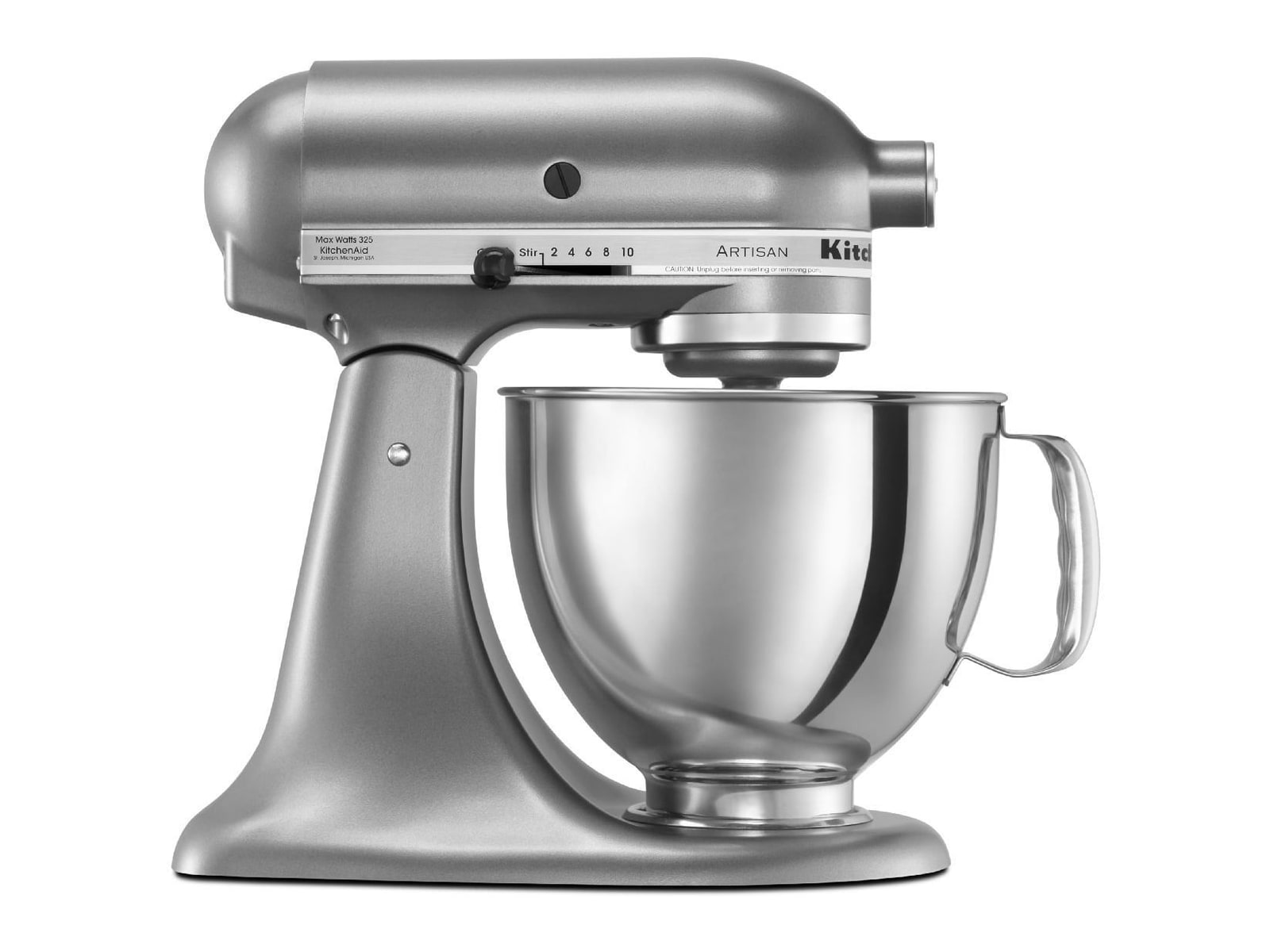 KitchenAid - Artisan 5 Qt. Contour Silver Stand Mixer Blenders & Mixers
