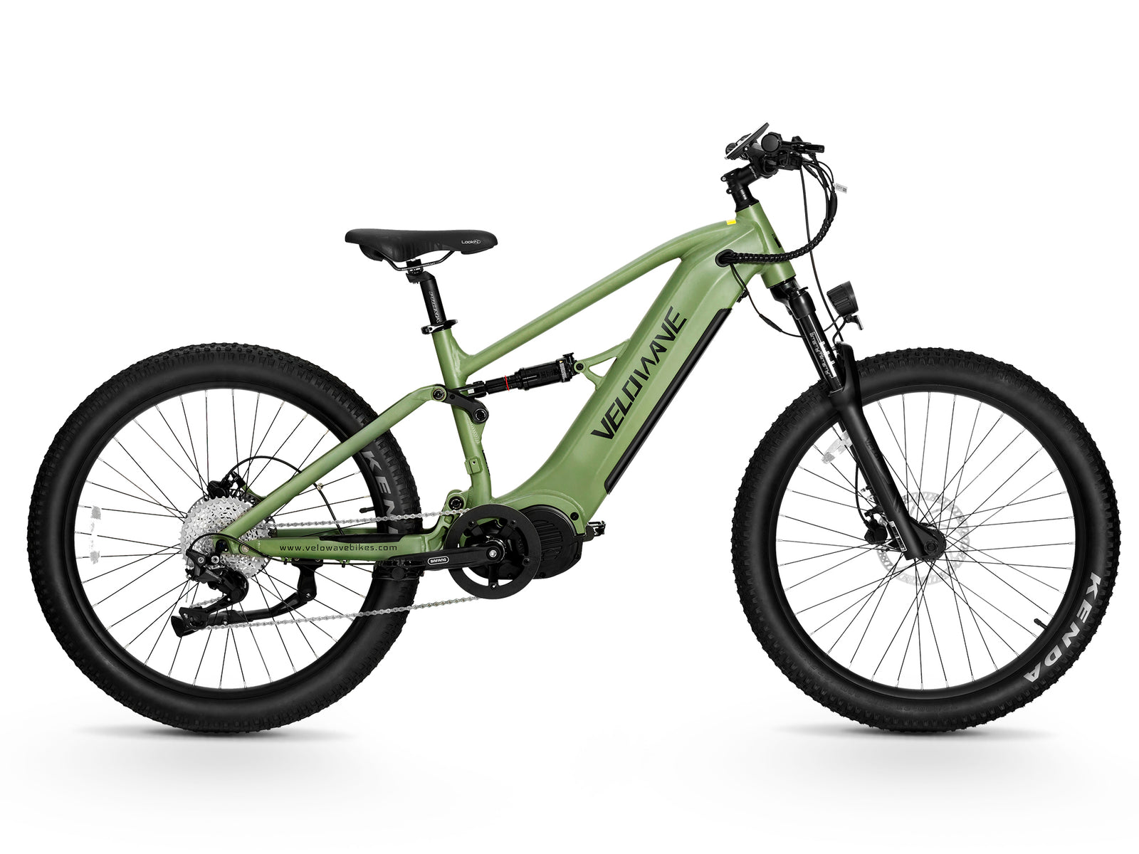 Velowave - Forest XM 19-inch Dark Green Electric Bikes