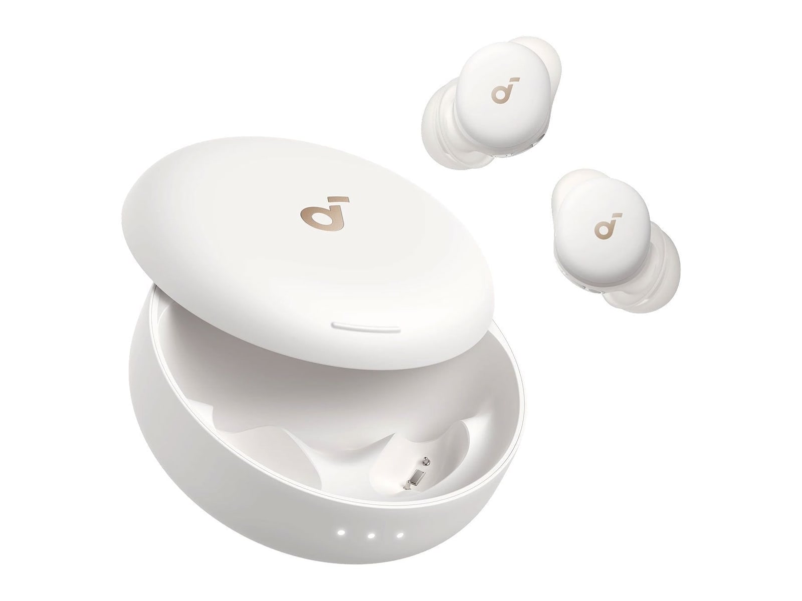 Soundcore - Sleep A30 Bluetooth True Wireless Earbuds - Lunar White