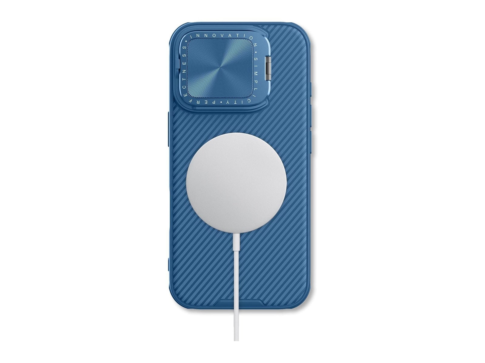 Nillkin - MagSafe Compatible CamShield CamProp Case - iPhone 16 Pro - Blue