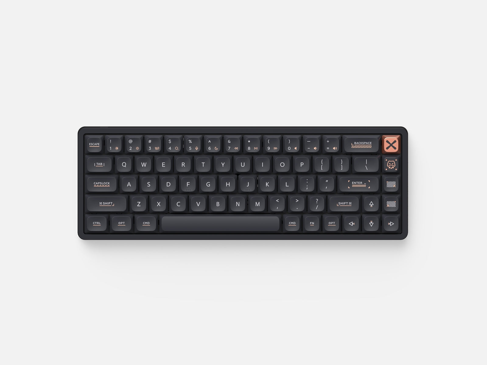 IQUNIX - Magi65 ANSI US Wireless Keyboards - Shadow Black