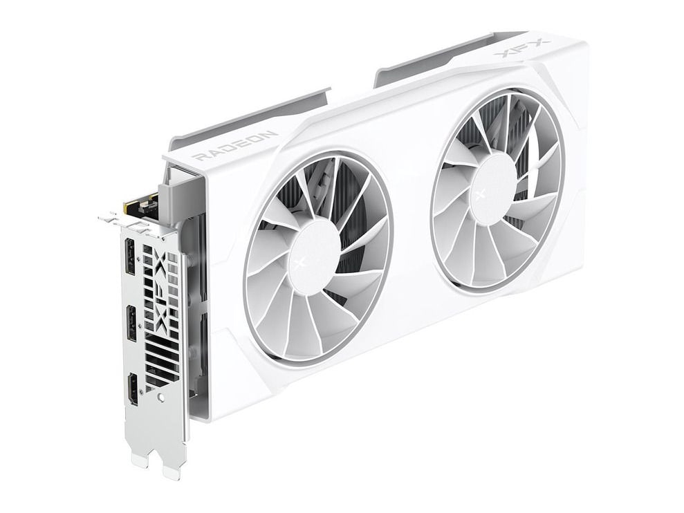 XFX - Swift Radeon RX 9060 XT OC White Gaming Edition 16GB Graphics Cards - PCI Express 5.0