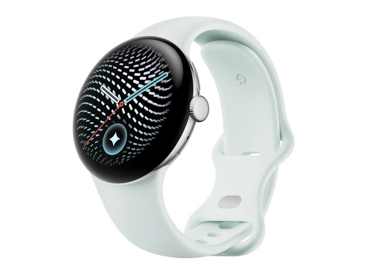Google - Pixel Watch 5 41mm LTE Smart Watches - Polished Silver