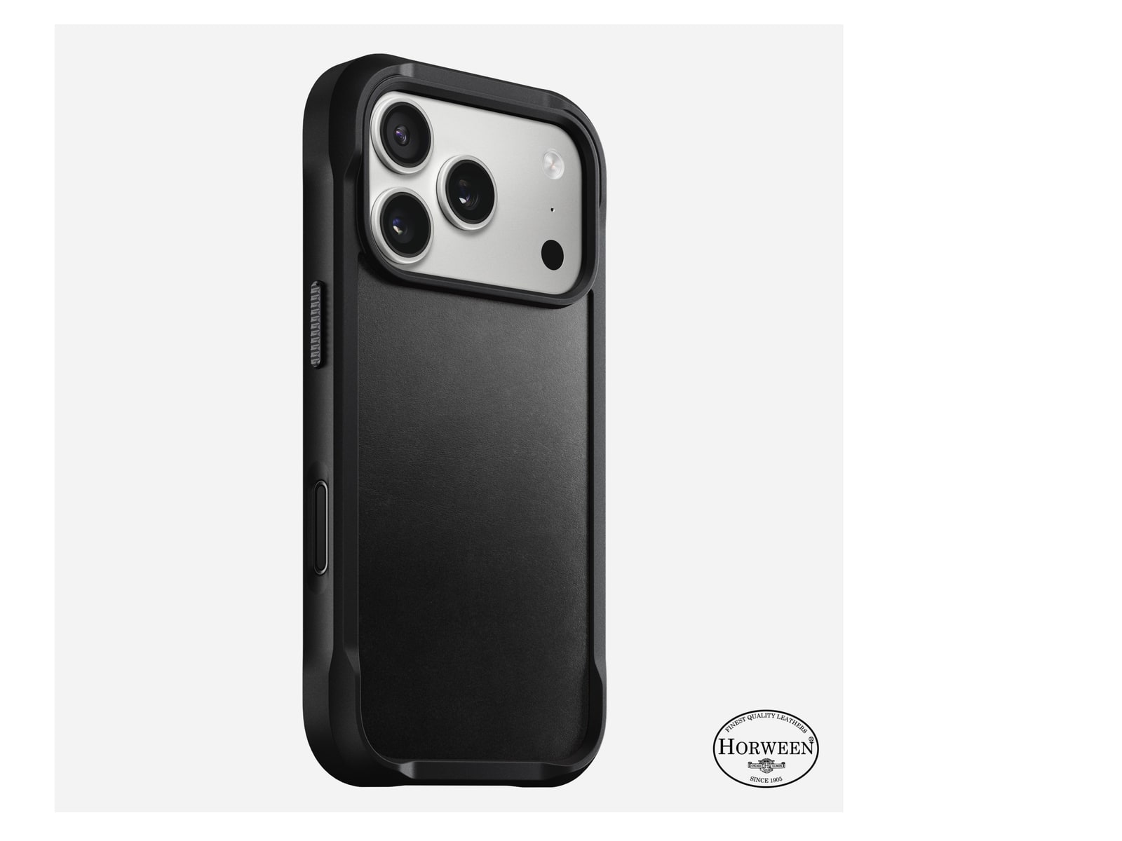 Nomad - Rugged Leather Case - iPhone 17 Pro - Black