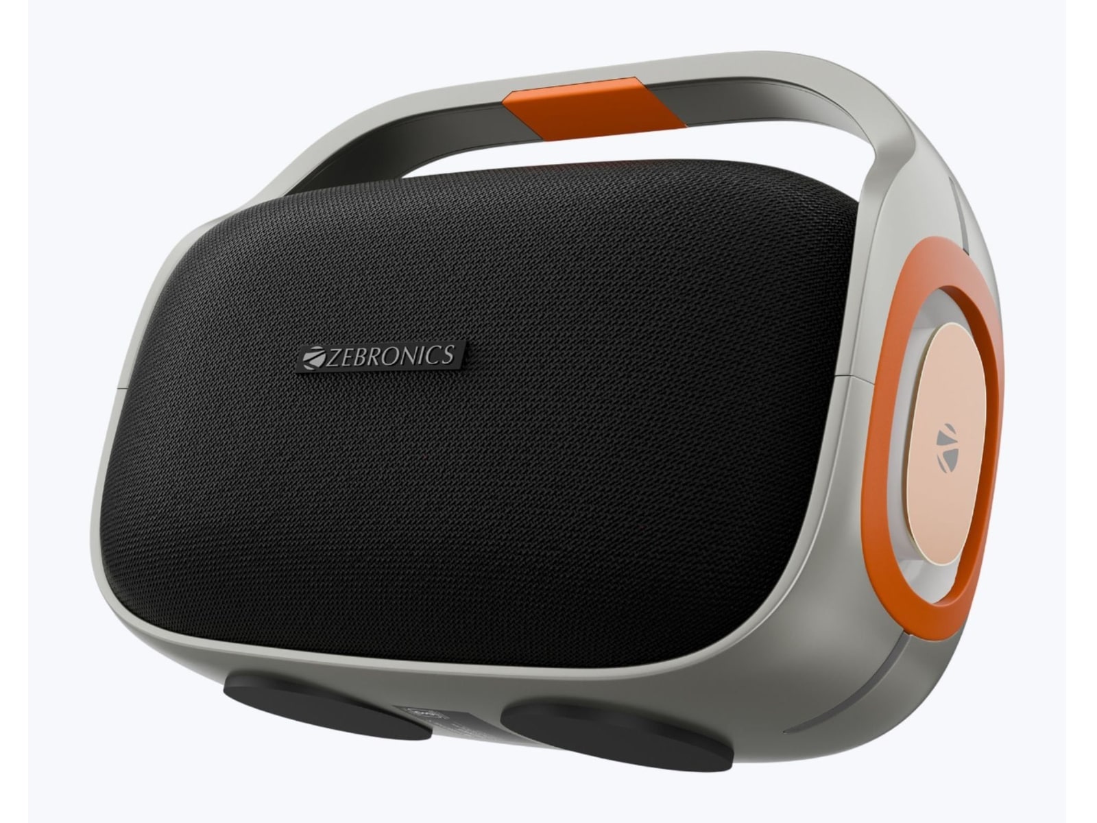 Zebronics - Zeb Sound Feast 270 Portable Speakers - Silver Orange