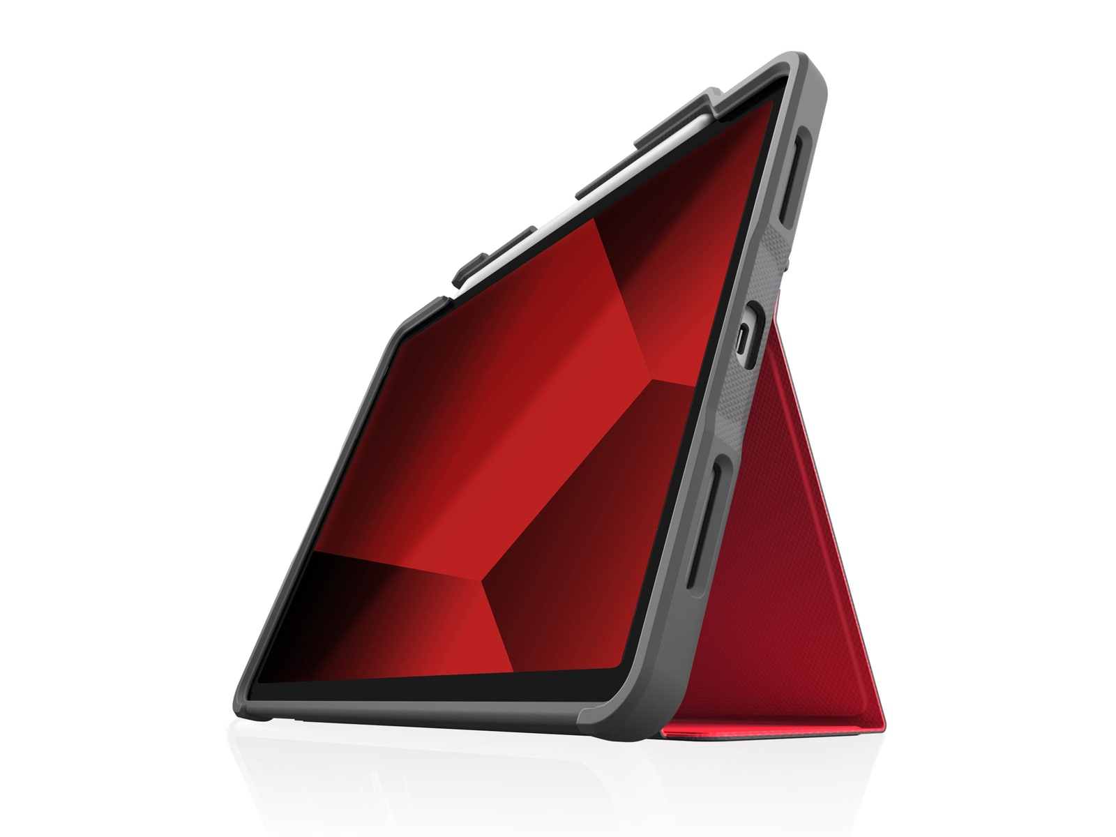 STM Goods - Dux Plus Case for iPad Air 11" M4/M3/M2/5th/4th gen - Red
