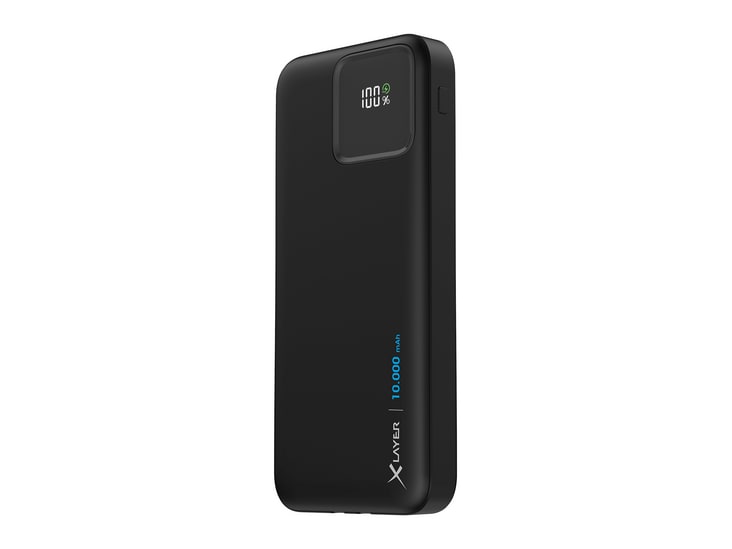 Xlayer - Dual Cable 10,000 mAh Black Power Banks (EU)