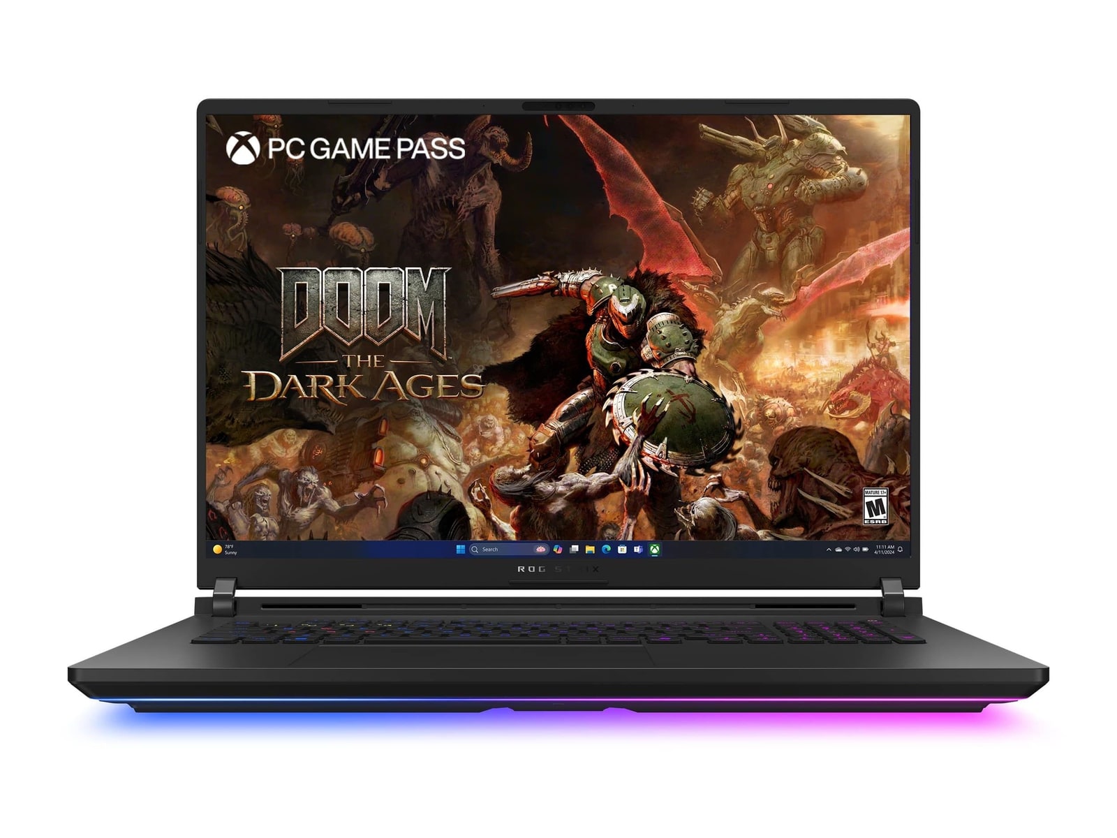ASUS - ROG Strix SCAR 18 G835LX-XS97 18" - Intel Core Ultra 9 275HX chip - 32GB Memory - 2TB SSD - Off-Black