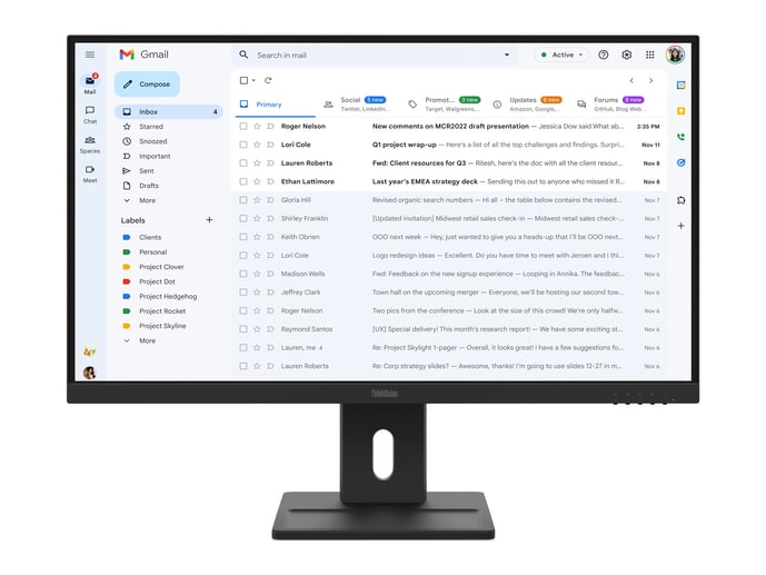 Lenovo - 27" ThinkVision E27-40 Full HD 100Hz Professional Monitors