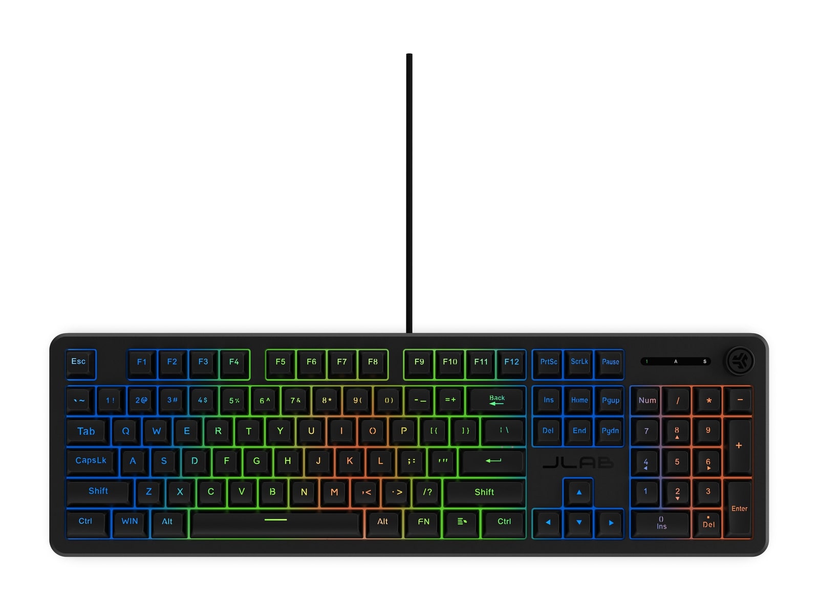 JLab - Nightfall Full-Size Keyboards - Black