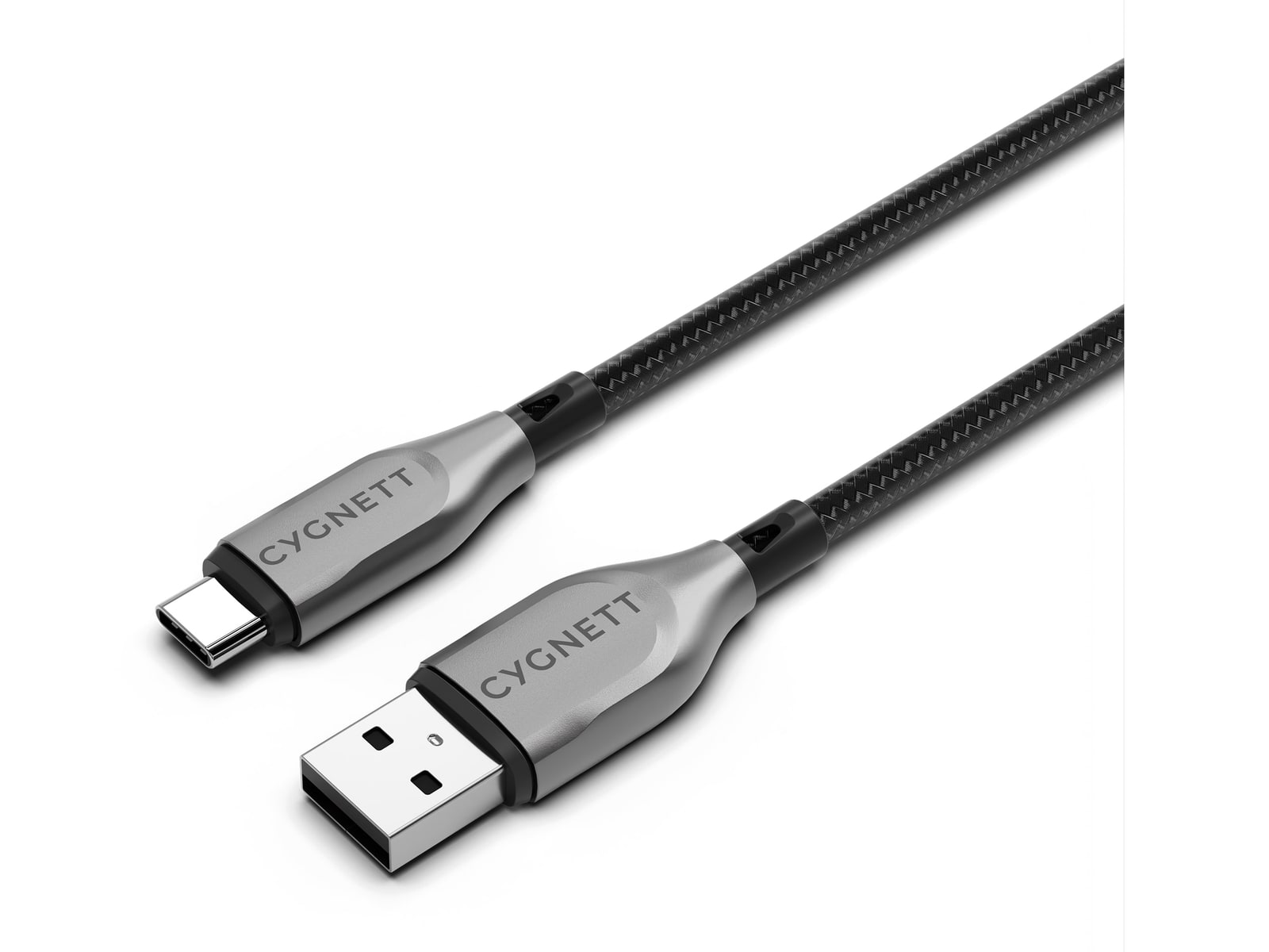 Cygnett - Armoured USB-C to USB-A Cable - 50CM - Black Charging Cables