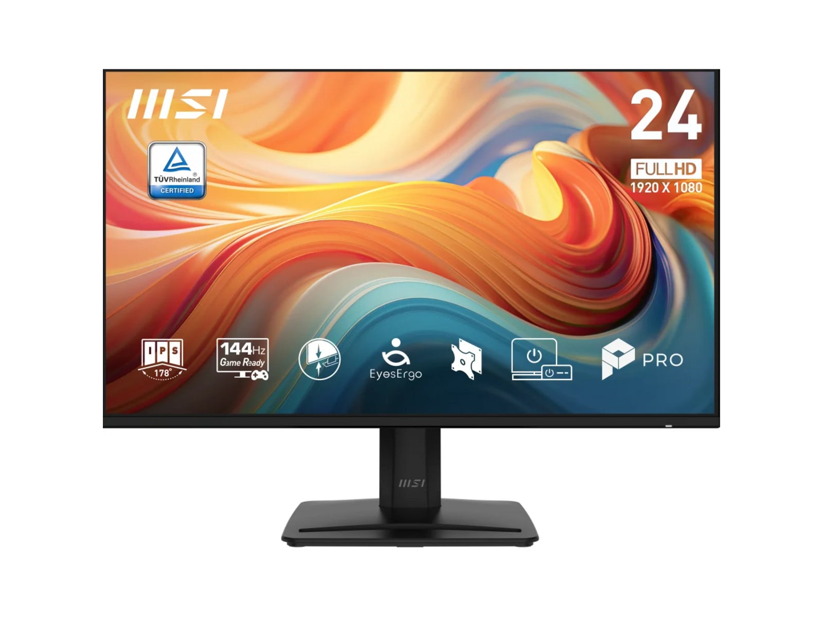 MSI - 23.8" PRO MP243 E14 Full HD 144Hz Professional Monitors