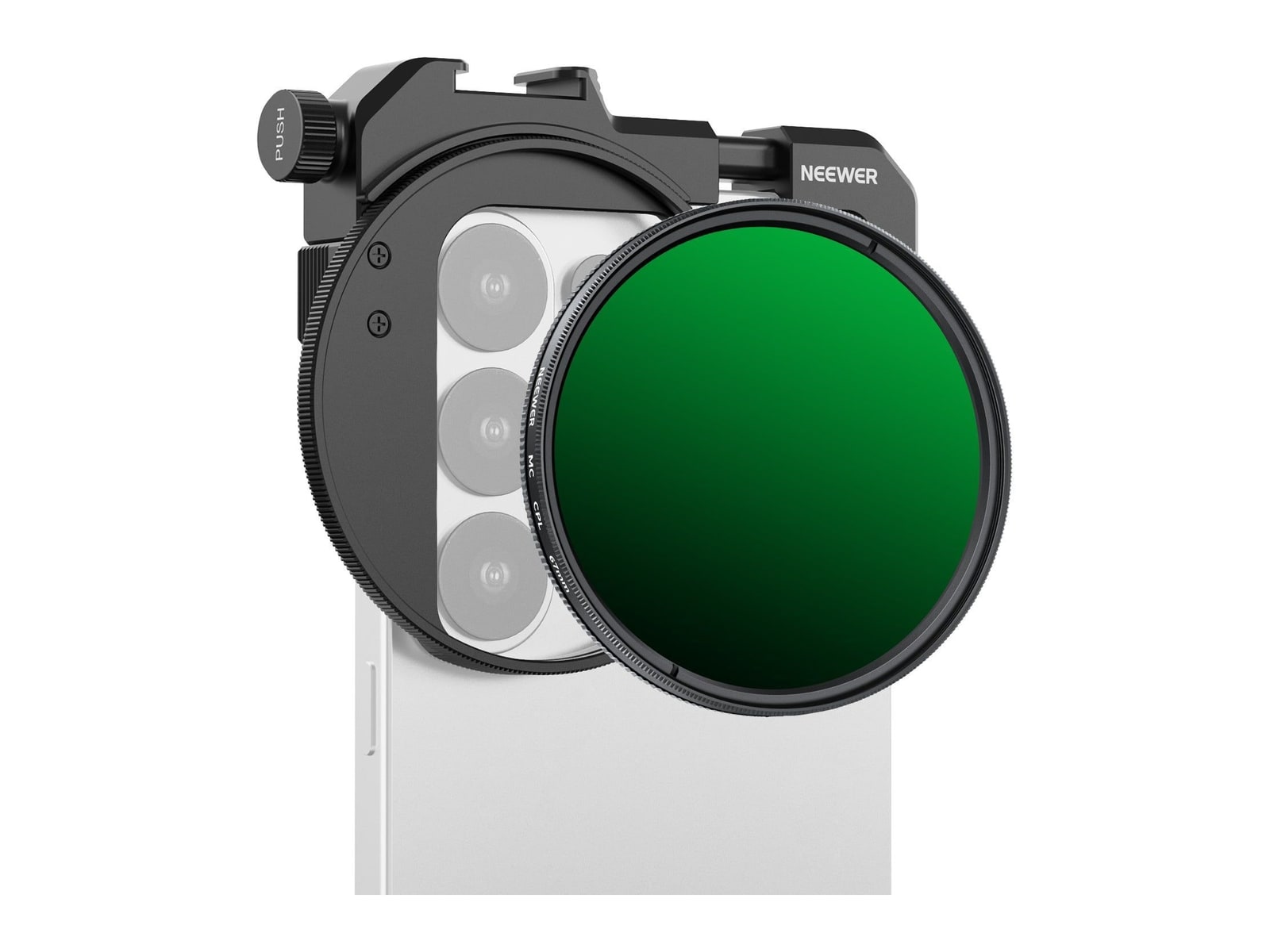 Neewer - FL-112 67mm Phone Filter Holder with Adjustable Clamp Camera Accessories