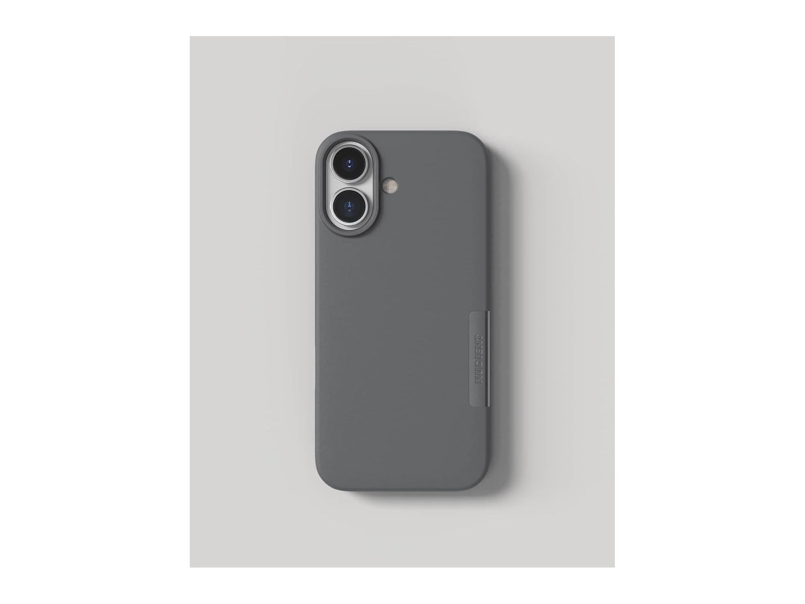 Nudient - Thin Case without MagSafe for iPhone 17 - Ash Grey