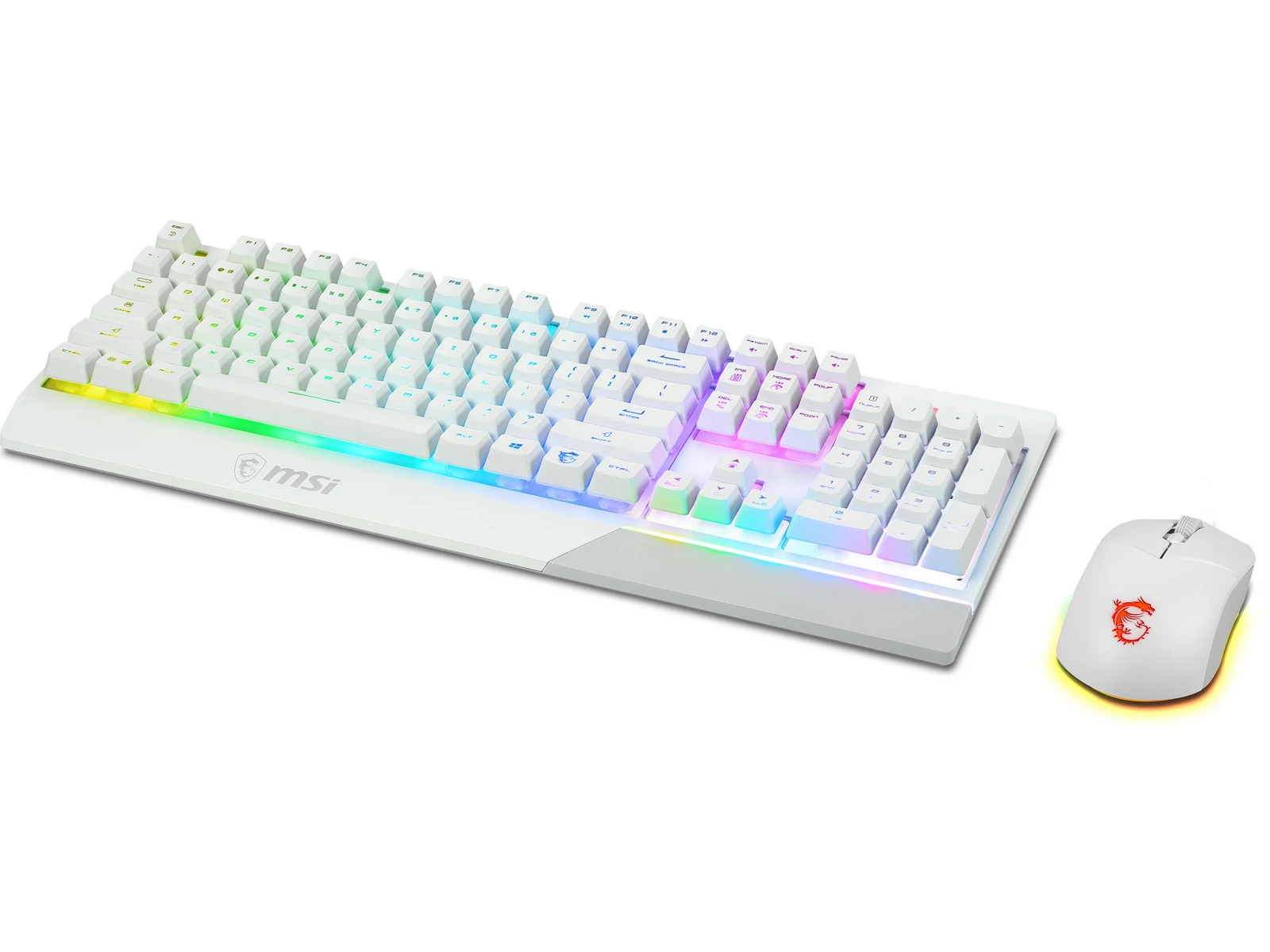 MSI - Vigor GK30 Combo Keyboards - White