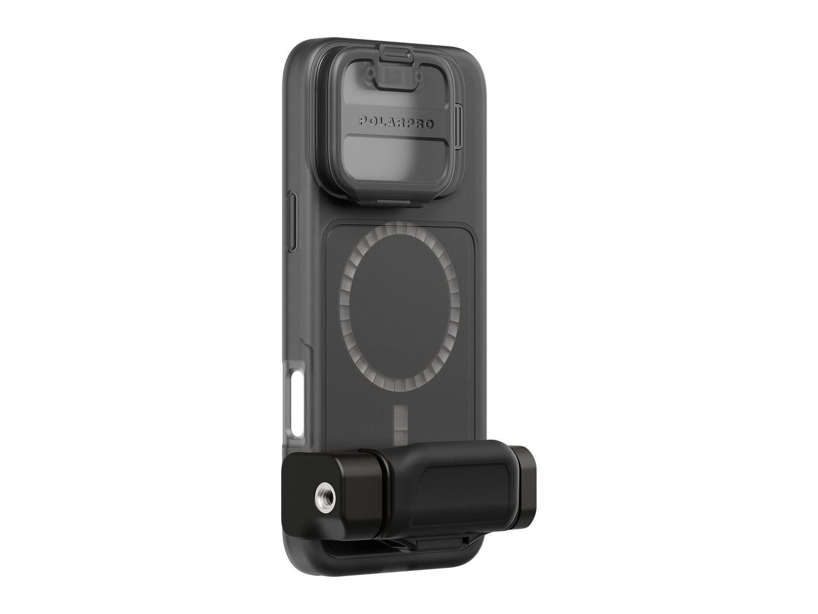 PolarPro - LiteChaser 16 BaseCase - iPhone 16 Pro Max Camera Accessories - Black