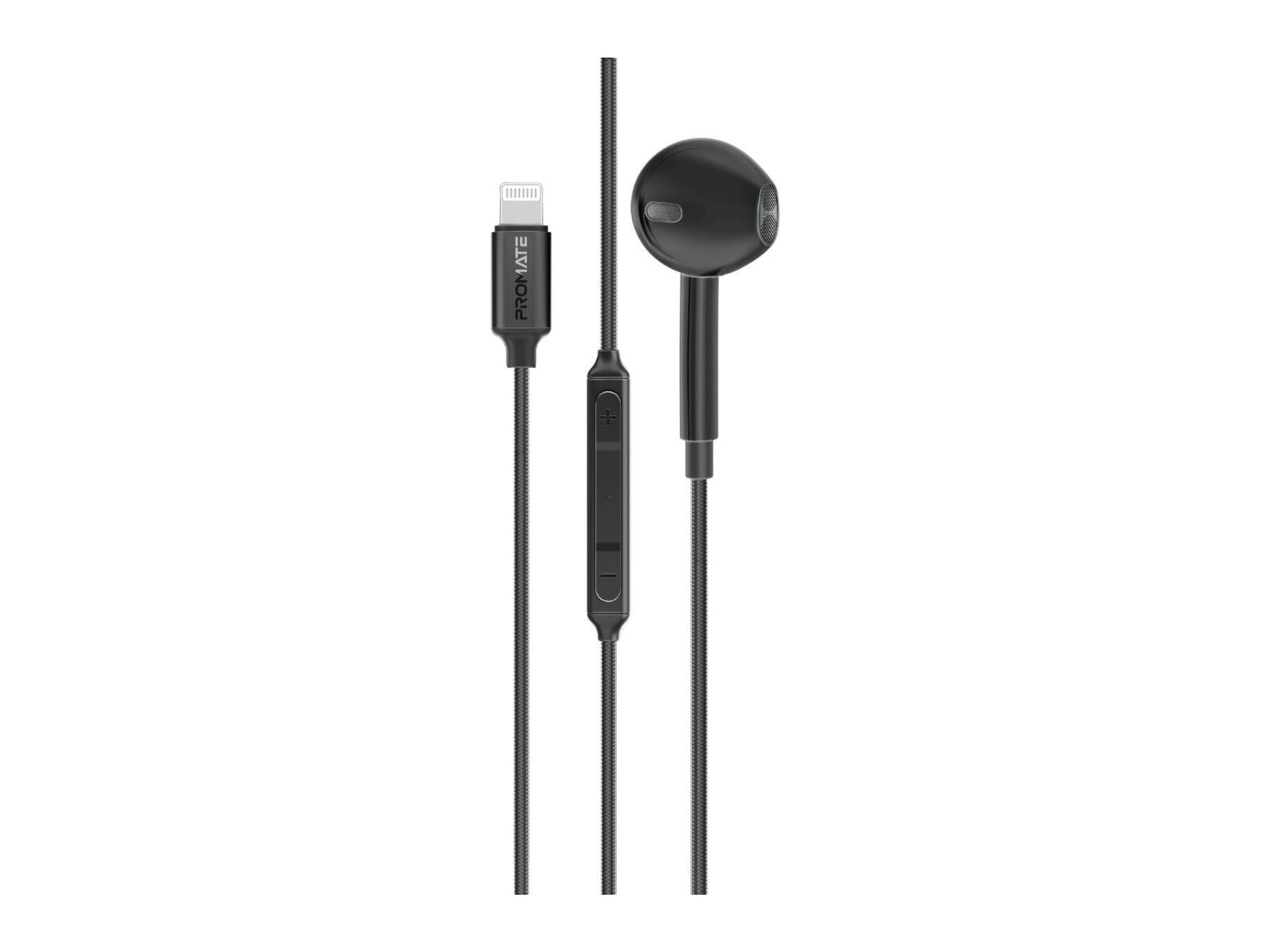 Promate - MonoPod-LT In-Ear Headphones - Black