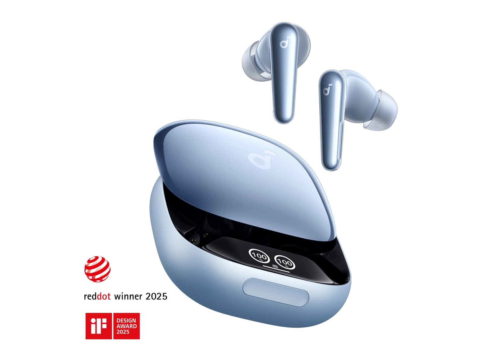Soundcore - Liberty 4 Pro Bluetooth True Wireless Earbuds - Blue