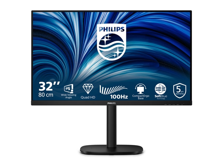 Philips - 31.5" 32B2N3500 QHD 100Hz Professional Monitors (EU)