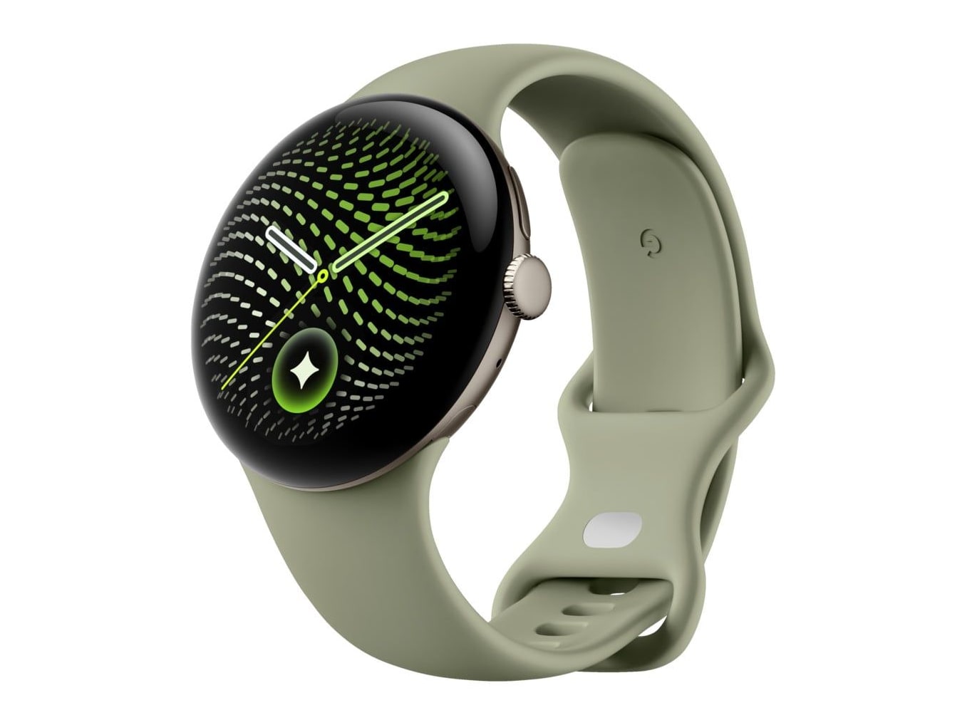 Google - Pixel Watch 5 45mm Wi-Fi Smart Watches - Satin Pyrite