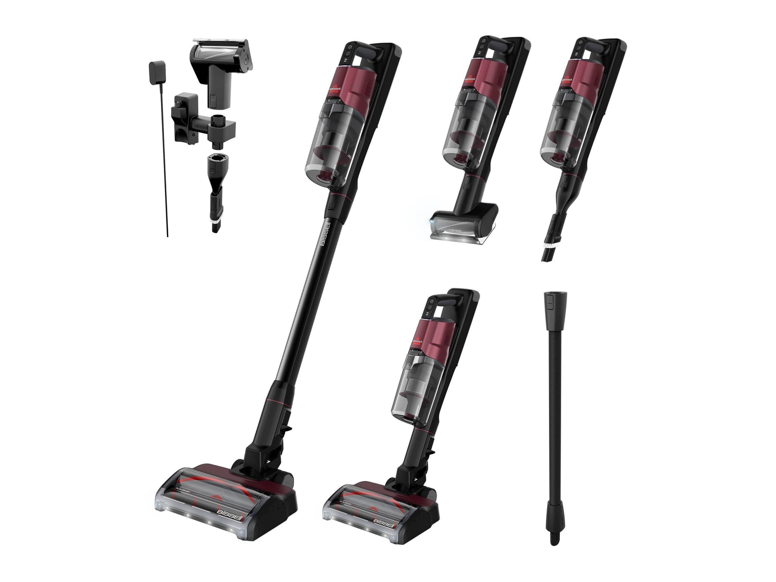 Bissell - PowerClean DualBrush 4196T Black Vacuum Cleaners