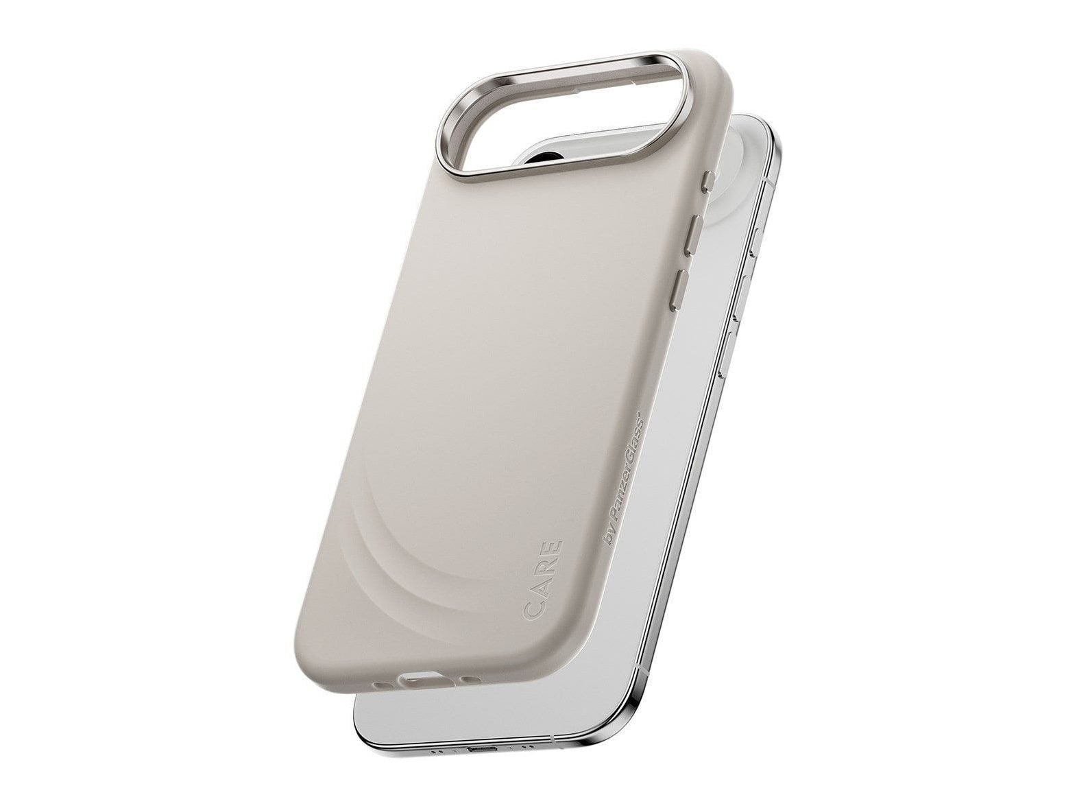PanzerGlass - CARE Flow Case Vanilla w. Haptic Button & MagSafe iPhone Air