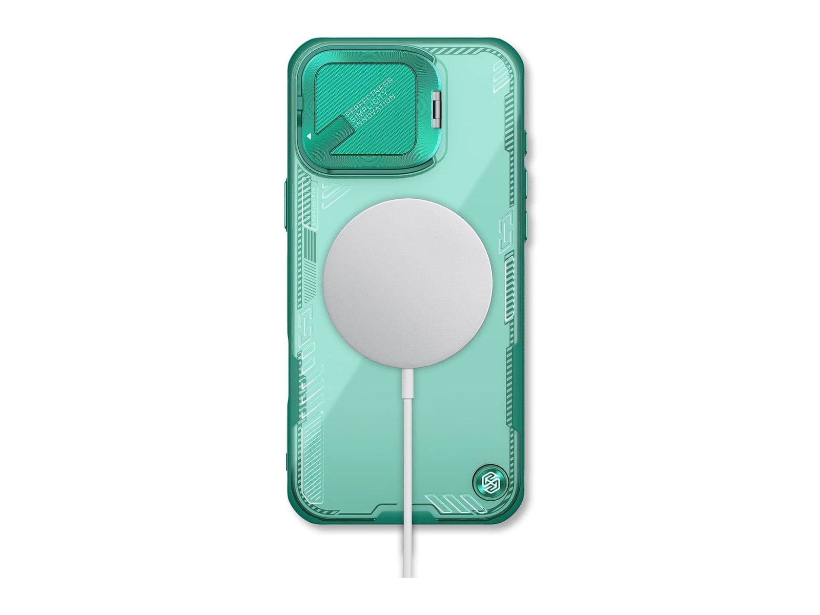 Nillkin - MagSafe Compatible Iceblade CamProp Case - iPhone 16 Pro - Green