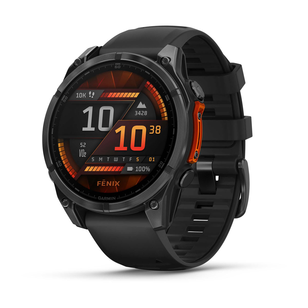 Garmin - fenix 8 47mm AMOLED GPS Smartwatch - Slate Gray
