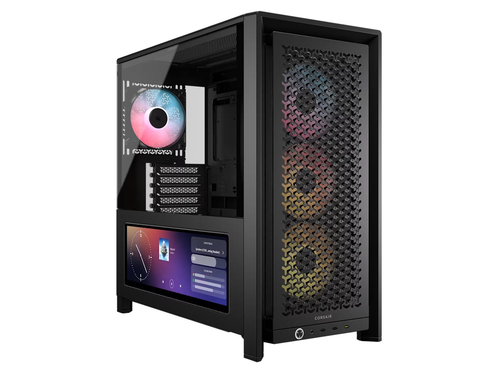 Corsair - FRAME 4000D LCD RS ARGB Black Computer Cases