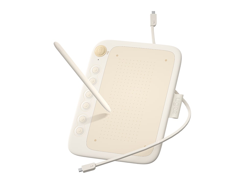 Ugee - Q6 6" Beige Drawing Tablets