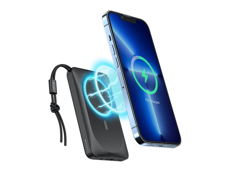 Veger - MagOn W1151 10000 mAh 20W Black Power Banks