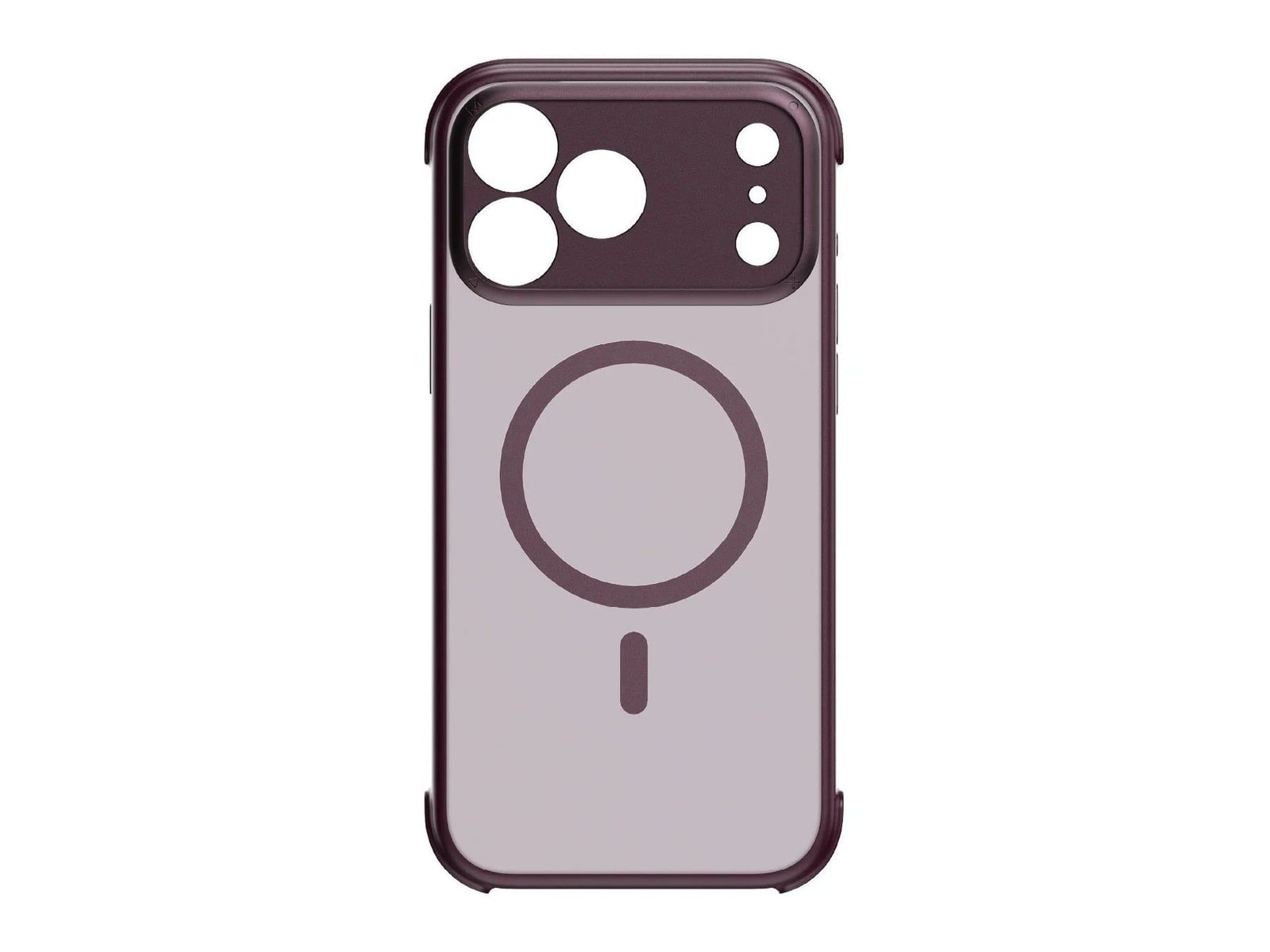 MOMAX - Soma Air Magnetic Case - iPhone 18 Pro Max - Dusky Cherry