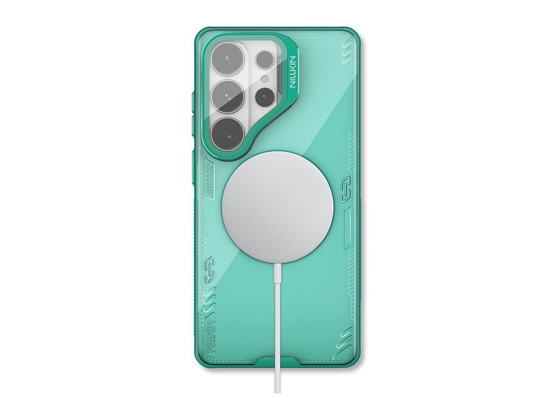 Nillkin - MagSafe Compatible Iceblade CamProp Case with Transparent Camera Cover - Galaxy S26 Ultra - Glacier Green