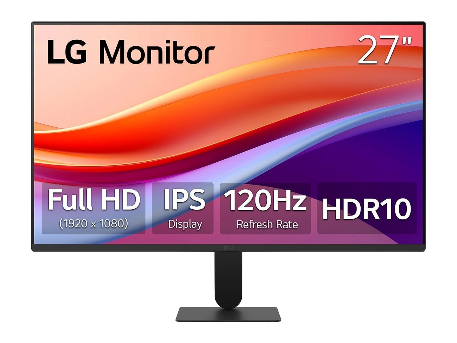 LG - 27 inch 27U411A 1920 x 1080 120Hz Professional Monitors - Black