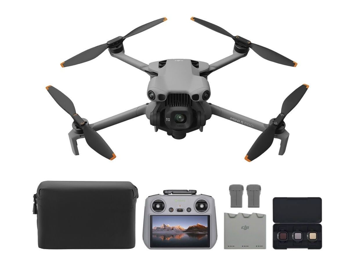 DJI - Mini 5 Pro 4K Drone Fly More Combo with RC2 Remote Consumer Drones