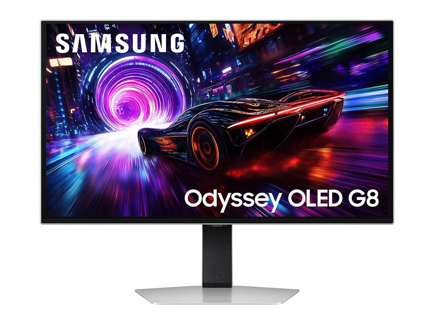 Samsung - 27 inch Odyssey OLED G8 G81SF 3840 x 2160 240Hz OLED Monitors - Silver