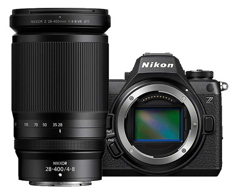 Nikon - Z6III 24.5MP Mirrorless Cameras with 28-400mm f/4-8 Lens - Black
