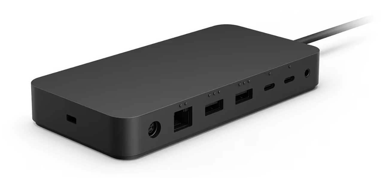 Microsoft - Surface Thunderbolt 4 Dock Thunderbolt 4 Docking Stations - Black