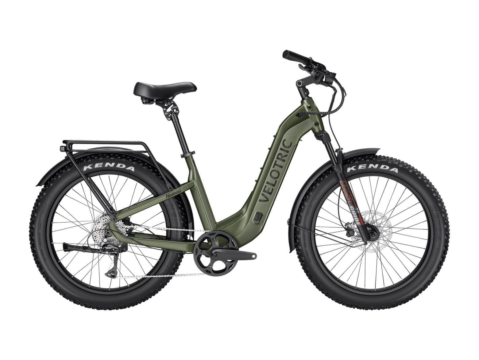 Velotric - Nomad 2 Step-Through Regular Olive Electric Bikes